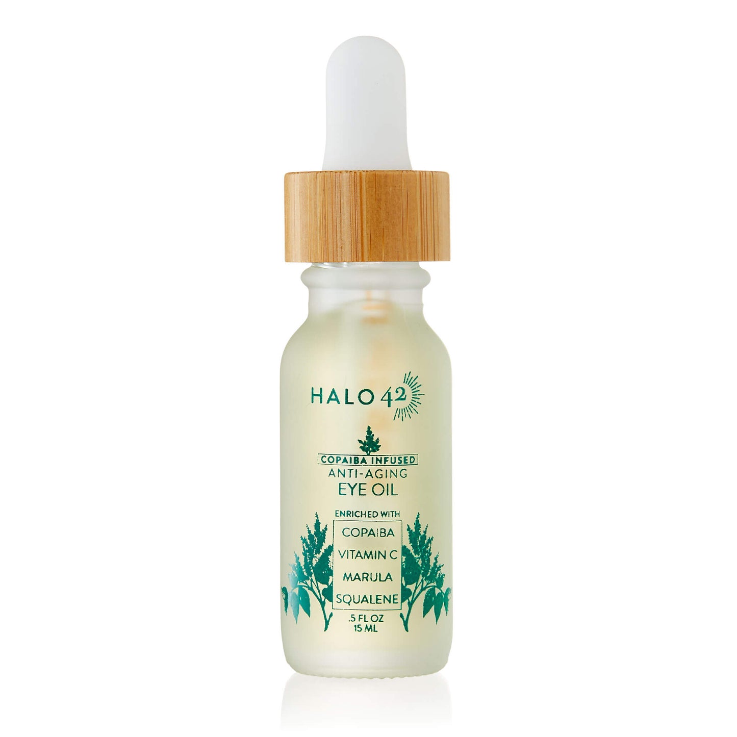
                  
                    Halo42 Anti-Aging Eye Oil front of bottle
                  
                