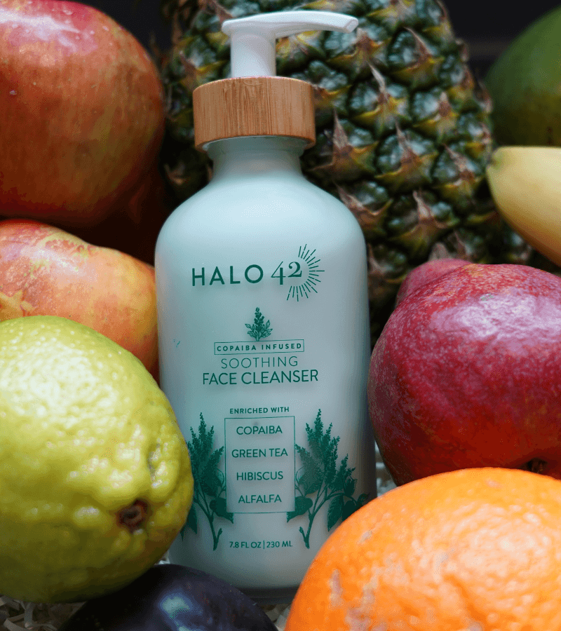 halo42 face cleanser with fruits